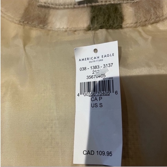 Women’s brushed plaid jacket from American Eagle Outfitters - Picture 6 of 8